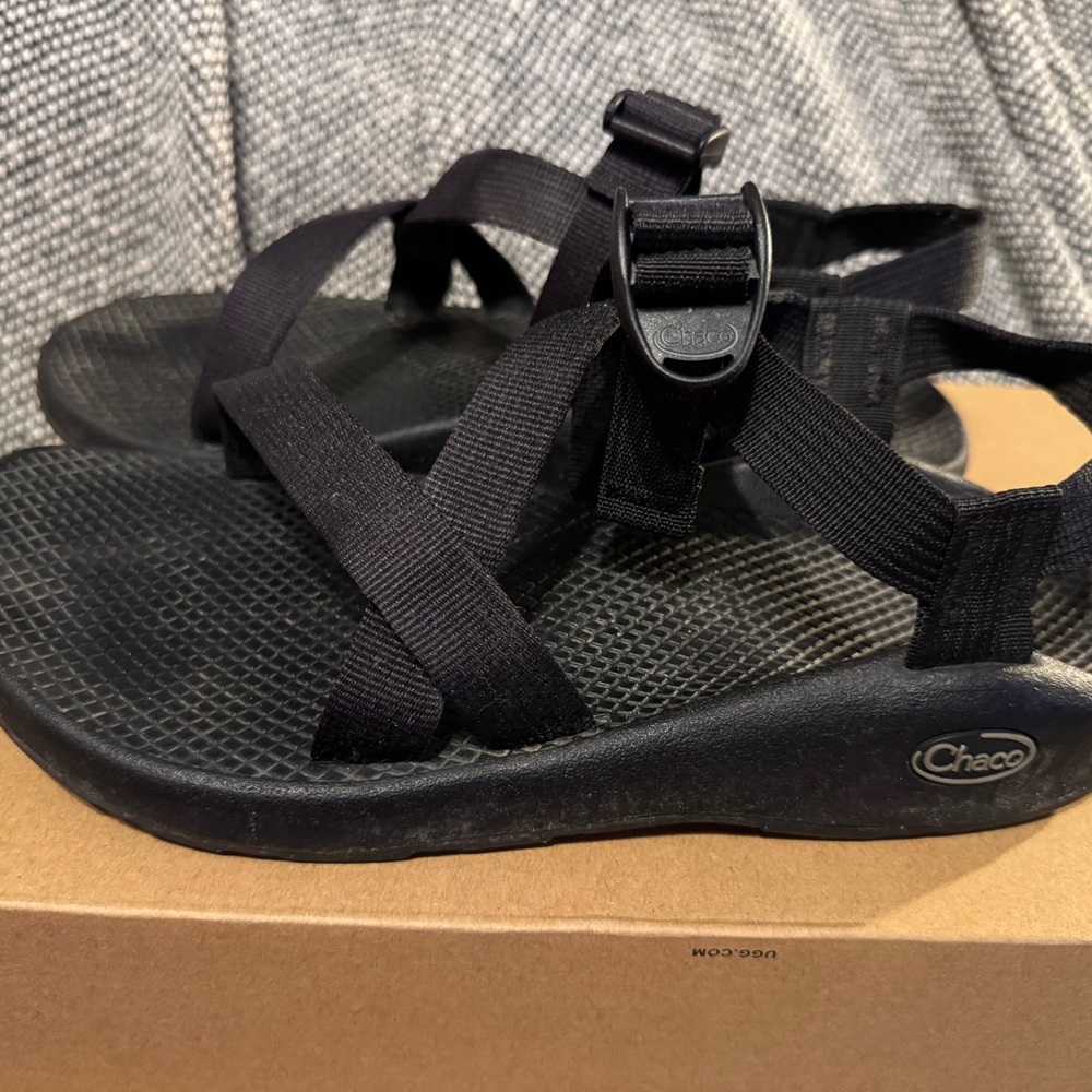 Chaco Classic Black Strapped Sandals